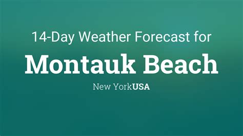 montauk weather tomorrow.